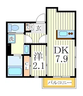 ジュネス【3階】の間取り