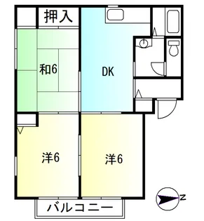 神敷台セントラルコート【1階】の間取り