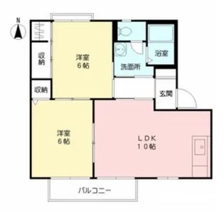 グレースコート上峰 A棟【2階】の間取り