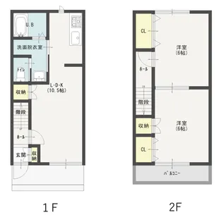 スカイブルー鳥海III号館(4月末退去予定)の間取り