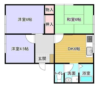 3DKの間取り画像