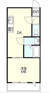 スカイハイツ【1階】の間取り