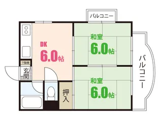 樹マンション【2階】の間取り