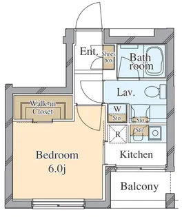 エムズイースト押上【1階】の間取り