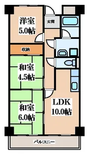 コンフォートステージII【2階】の間取り