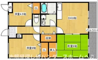 フリーディオ山之上【1階】の間取り