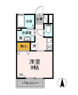 パティオ翼【2階】の間取り