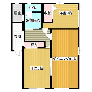 グランドゥ―ル鈴木A【1階】の間取り