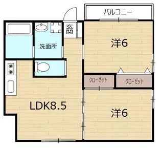 セレブさとう 203【2階】の間取り