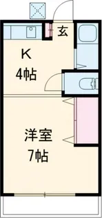 トミタハイツ【1階】の間取り