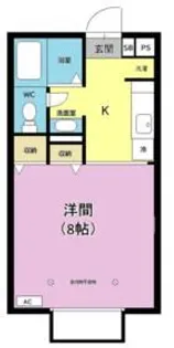 1Kの間取り画像