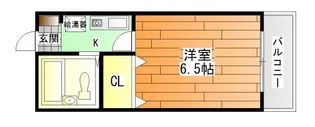 エスティライフ喜志駅前【4階】の間取り