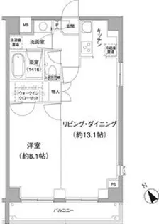 THE CUBE(ザ・キューブ)【4階】の間取り
