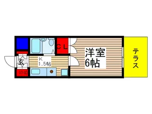 パンセ志木【1階】の間取り