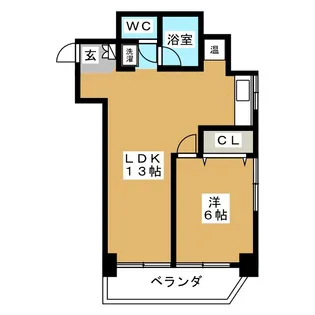 サントル・ヴィラージュI【3階】の間取り