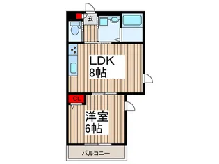 T and T Asaka【1階】の間取り