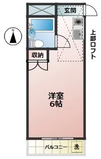 コーポ美園【2階】の間取り