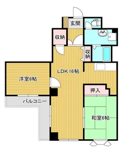 東京都西東京市田無町6【マンション】の間取り