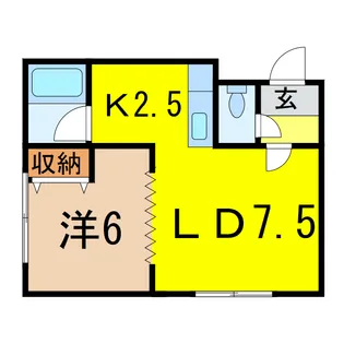 樋口マンション G棟【2階】の間取り