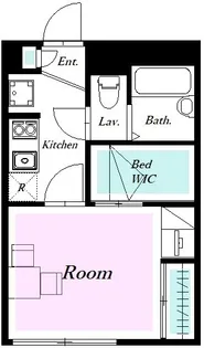 レオパレス椎の実2【2階】の間取り