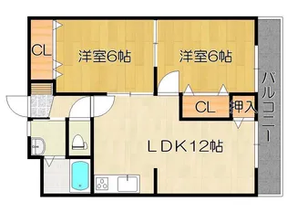 マンションセンチュリー【4階】の間取り
