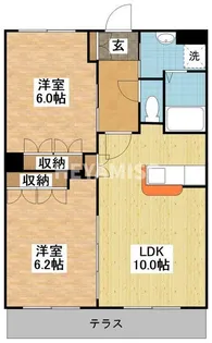 カーサ・ドルチェ【1階】の間取り