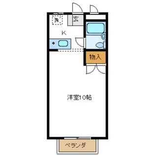 埼玉県深谷市上柴町西3【アパート】の間取り
