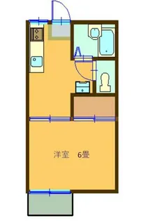 グリーンハイツ【2階】の間取り
