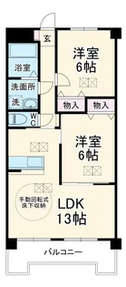 グロワール・エーリ壱番館【2階】の間取り