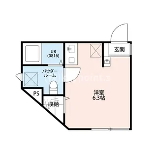 東京都板橋区中台3【アパート】の間取り