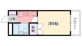 兵庫県西宮市里中町2【マンション】の間取り