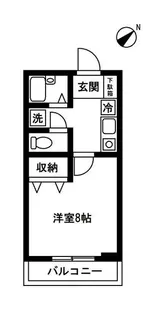 グリーンウエスト【1階】の間取り