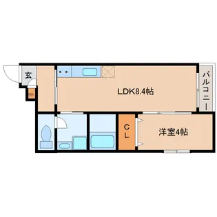 Julia(ユーリア)II【1階】の間取り