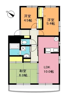 エイタイマンション【5階】の間取り