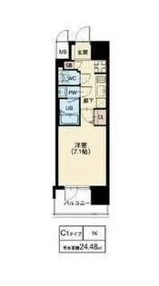 大阪府大阪市淀川区十三本町1【マンション】の間取り