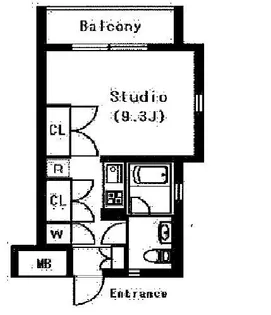 ラティエラ白金高輪【3階】の間取り