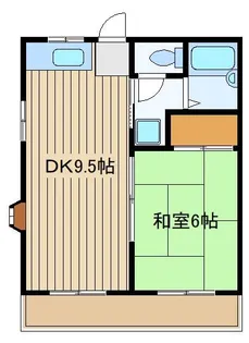 桜コーポ【2階】の間取り