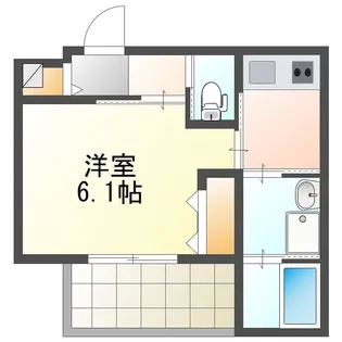 M・テラス西条大坪町【2階】の間取り