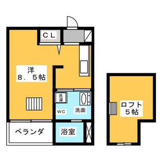 クオリア瑞穂【1階】の間取り