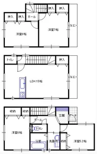 埼玉県川口市大字芝【一戸建】の間取り