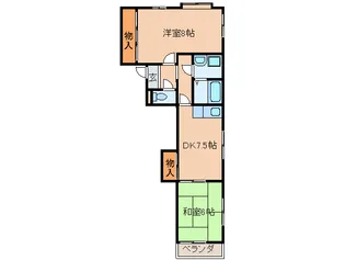メゾン宝地【4階】の間取り