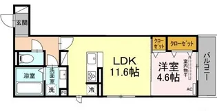 リマーニ八田【3階】の間取り