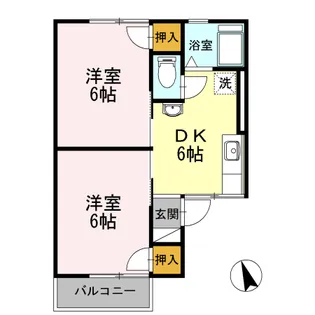 サンシャイン・エル【2階】の間取り