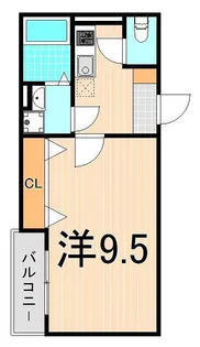 アーバンフォレ青井【2階】の間取り