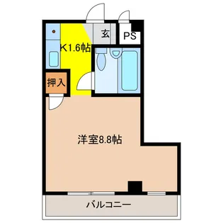 岐阜県羽島郡笠松町東陽町【アパート】の間取り