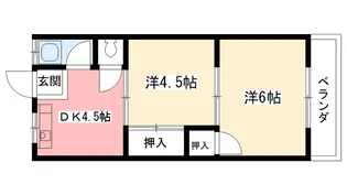 中松文化【1階】の間取り