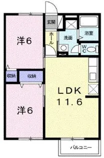 シンフォニーヒルズ【2階】の間取り