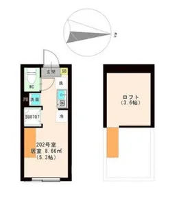 東京都練馬区春日町5【アパート】の間取り