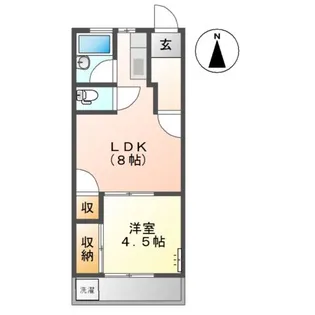 ハイムブトウジゅ【2階】の間取り