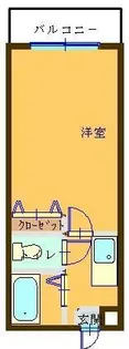 1Kの間取り画像